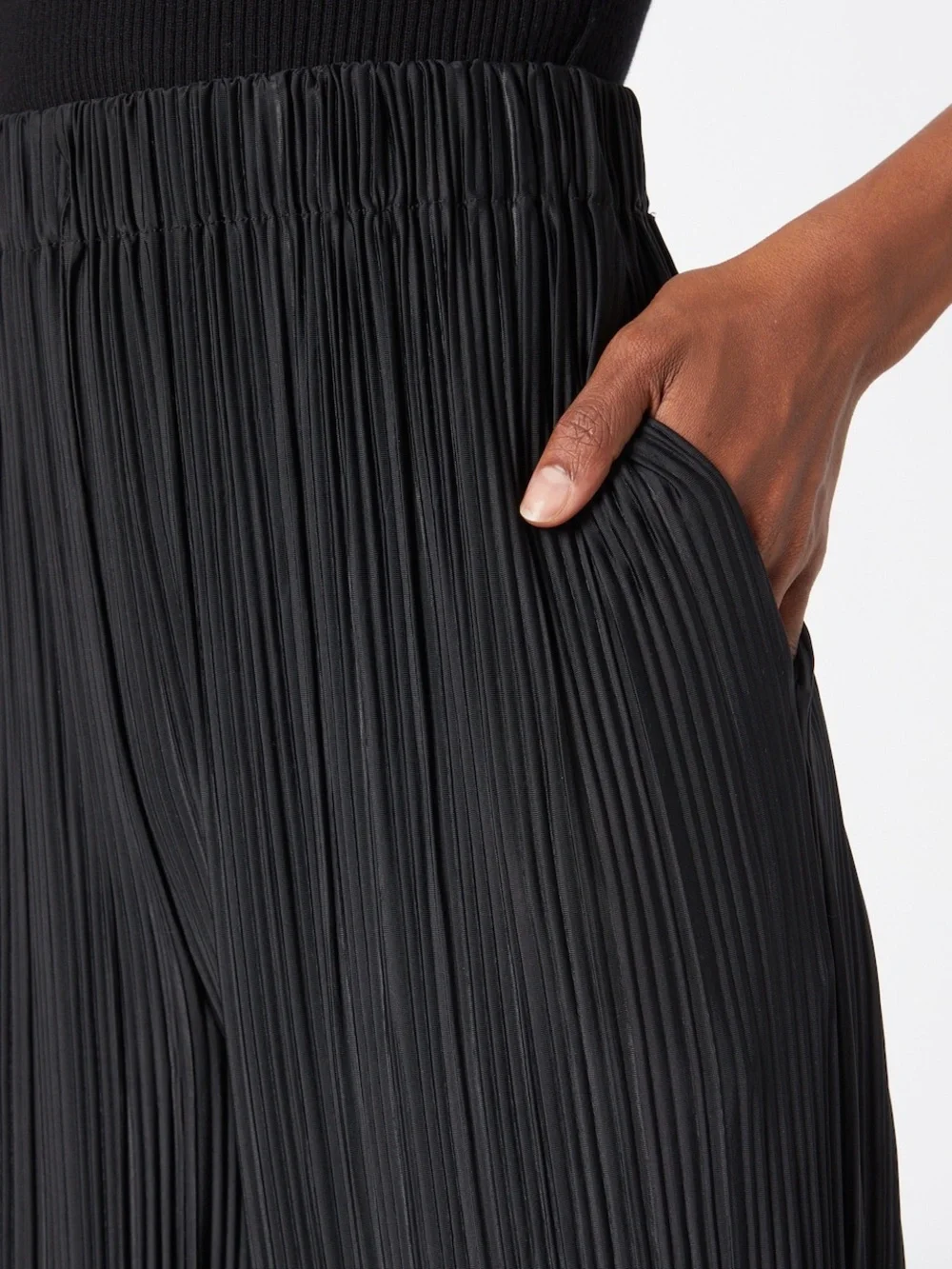 Samsoe Samsoe Wide leg UMA Pleated Trousers Loose Fit  Pants Black XS